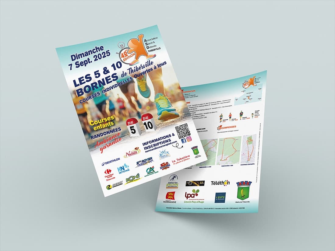 Impression flyer A4 à Bernay dans l'Eure en Normandie