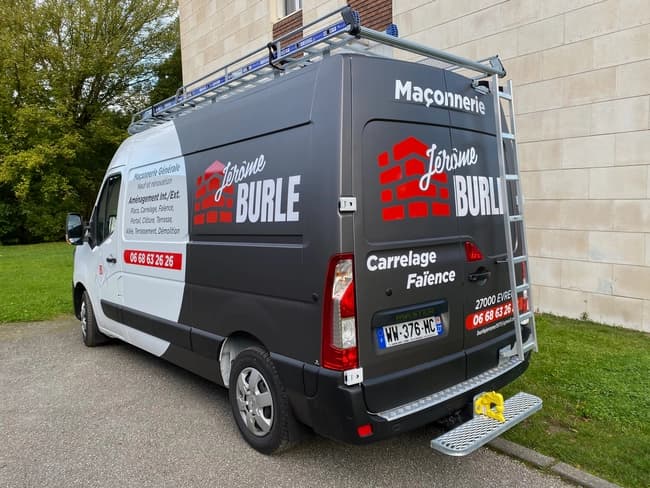 Flocage camion à Bernay dans l'Eure en Normandie