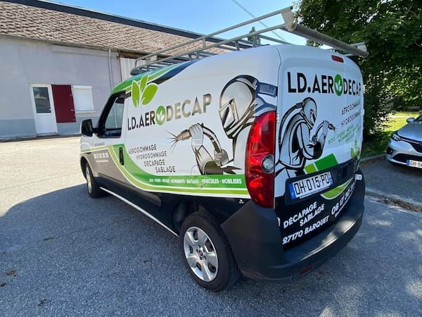 Marquage véhicule à Bernay dans l'Eure en Normandie